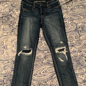 American eagle high waist super stretch